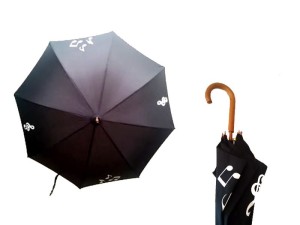 Muzyczny parasol z nutami