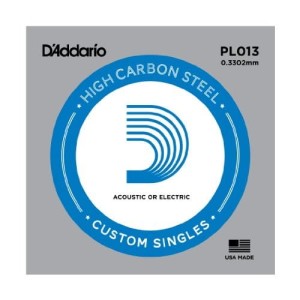 D'addario struna do gitary elektrycznej lub akustycznej 013