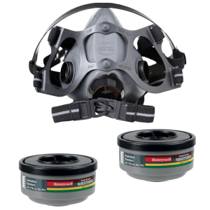 Komplet - półmaska Honeywell North N5500 - M + pochłaniacz N06575009L ABEK1 (2szt.)