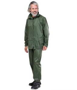 Komplet nieprzemakalny nylon 150T - zielony - M