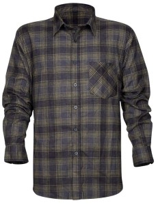 Koszula flanelowa URBAN - czarny - 45-46