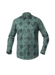 Koszula flanelowa URBAN - zielony - L