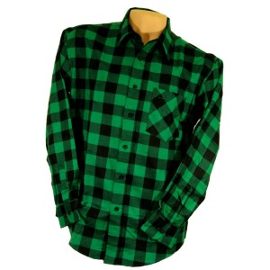 Koszula flanelowa URGENT - green - 42