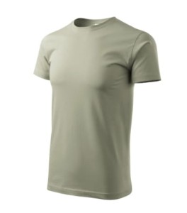 Koszulka Basic męska - jasny khaki - M