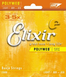 Elixir Polyweb struny do banjo 5-strunowego 9-20