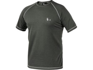 Koszulka CXS ACTIVE męska funkcjonalna krótki rękaw - szary - 3XL
