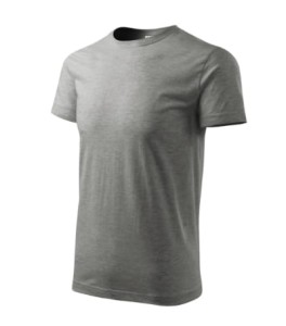 Koszulka Heavy New unisex - ciemnoszary melanż - M