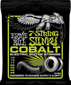 Ernie Ball Cobalt 10-56 struny do gitary elektrycznej 7-strunowe