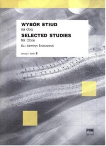 PWM Wybór etiud na obój z. 2 opr. S. Śnieckowski