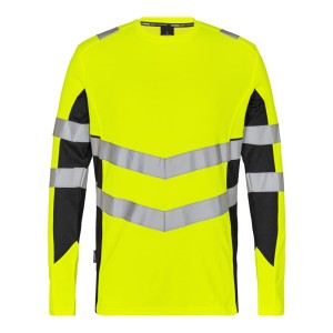Koszulka ostrzegawcza długi rękaw ENGEL Safety t-shirt  - żółty/czarny - M