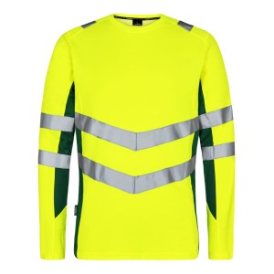 Koszulka ostrzegawcza długi rękaw ENGEL Safety t-shirt  - żółty/granatowy - L