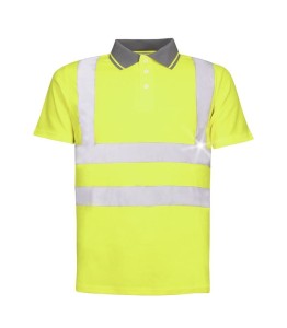 Koszulka polo HI-VIZ REF201 - żółty - XXXXL