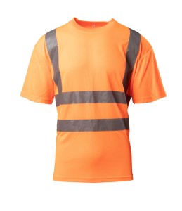 Koszulka z pasami odblaskowymi BRIXTON FLASH KAT.II KL.2 - pomarańczowy - XXXL