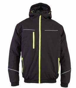 Kurtka BENEFIT SAFE - czarny-żółty - XXXL