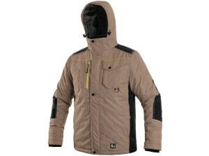 Kurtka CXS BALTIMORE męska - beżowo-czarny - 4XL