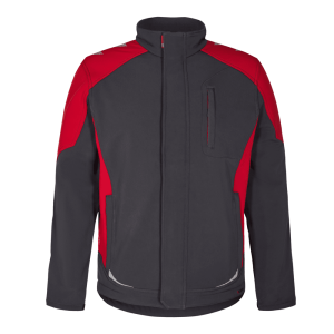 Kurtka ENGEL Galaxy Softshell - antracyt/czerwony - S