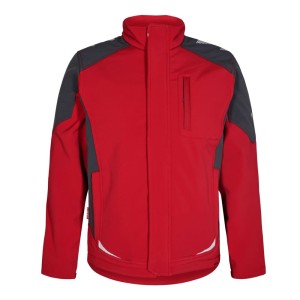 Kurtka ENGEL Galaxy Softshell - czerwony/antracyt - 6XL