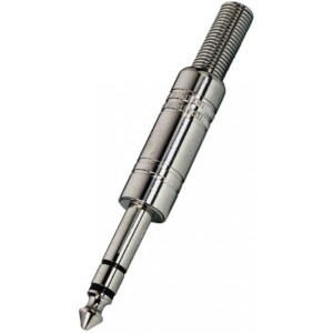 Monacor T-213PM wtyk jack stereo 6.3mm ze sprężyną