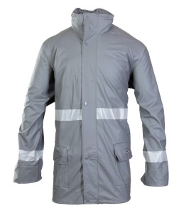 Kurtka GROSVENOR PU - stalowy - XXXL