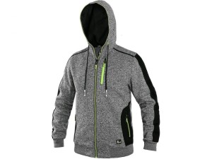 Kurtka INDIANA męska - szaro-żółty - 3XL