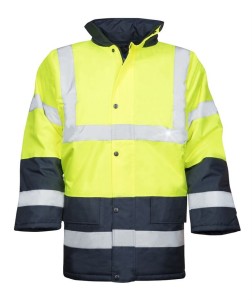 Kurtka oblaskowa REF601 zimowa - żółty - XL