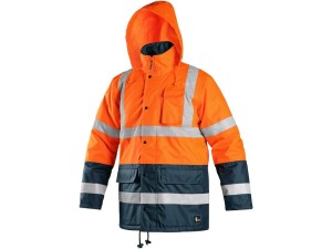 Kurtka ostrzegawcza CXS OXFORD męska - pomarańczowo-niebieski - 2XL