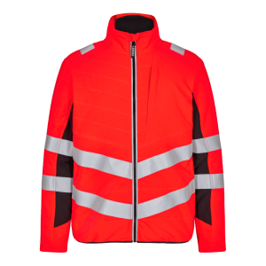 Kurtka ostrzegawcza ENGEL Safety Quilted Inner - Hivis czerwony/czarny - 3XL
