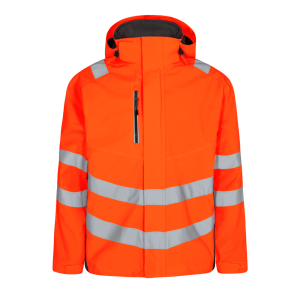 Kurtka ostrzegawcza ENGEL Safety Shell - Hivis pomarańczowy/szary - 5XL