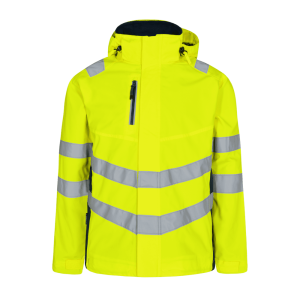 Kurtka ostrzegawcza ENGEL Safety Shell - Hivis żółty/niebieski - S