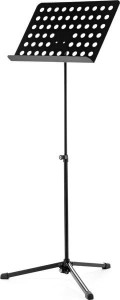 K&M 12179 Pulpit orkiestyrowy czarny blat perforowany