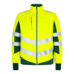 Kurtka ostrzegawcza ENGEL Safety Softshell - Hivis żółty/zielony - S