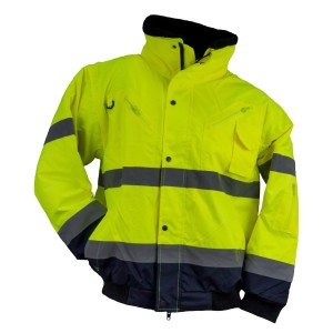 Kurtka ostrzegawcza HSV 3W1 YELLOW - yellow - 3XL