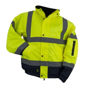 Kurtka ostrzegawcza krótka BOMBER YELLOW  - yellow - 3XL