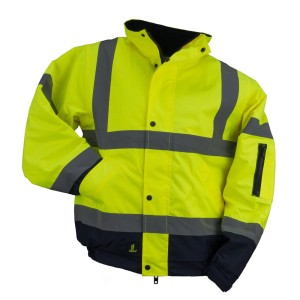 Kurtka ostrzegawcza krótka BOMBER YELLOW  - yellow - XL