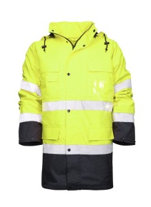Kurtka ostrzegawcza MAXWELL - żółto-niebieski - XXXL