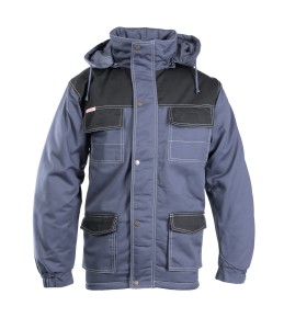 Kurtka parka BRIXTON SNOW - stalowo - czarny - XXXXL