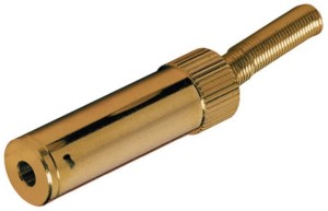 Monacor PG-303JG gniazdo mono 3.5mm