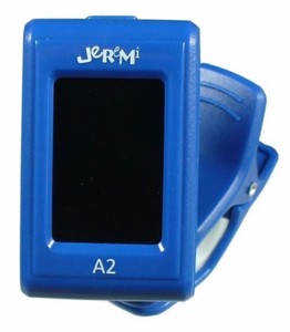 Jeremi A2 Clip-On tuner gitarowy niebieski