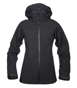Kurtka softshell ANIMA damska - czarny - XXL