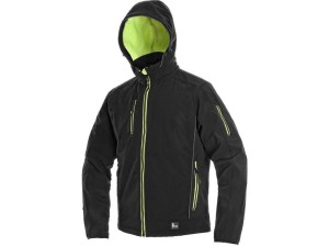 Kurtka softshell CXS DURHAM męska - czarno-żółty - 2XL