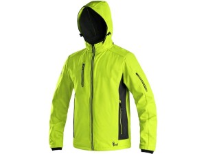 Kurtka softshell CXS DURHAM męska - żółto-czarny - L