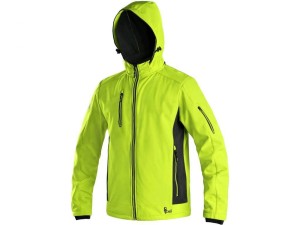 Kurtka softshell CXS DURHAM męska - żółto-czarny - S