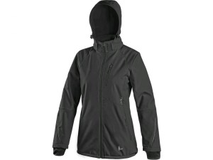 Kurtka softshell CXS NEVADA damska - czarny - 3XL