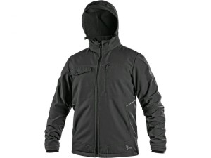 Kurtka softshell CXS STRETCH męska - czarny - M