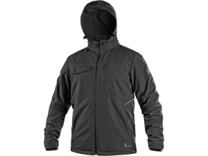 Kurtka softshell CXS STRETCH męska - czarny - XL