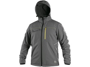 Kurtka softshell CXS STRETCH męska - szary - L