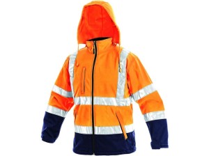 Kurtka softshell DERBY męska ostrzegawcza - pomarańczowy - 2XL