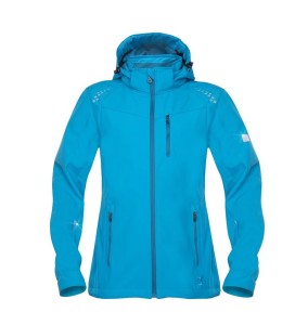 Kurtka softshell FLORET damska - turkusowy - XXL