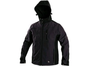 Kurtka softshell FRANCISCO - szaro-czarny - 4XL