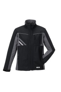 Kurtka softshell męska HIGHLINE 2721 - czarny/łupkowy/cynkowy - S